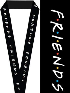 Friends | "Friends" Lanyard for Keys, Breakaway Neck Lanyard with Lobster Clip